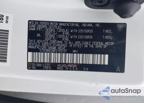 2023 Toyota Sienna 25Th Anniversary Edition from USA, damaged, VIN 5TDCRKEC8PS155727